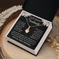 Soulmate Necklace Gift for Her, Soulmate Jewelry, Necklace for Future Wife, Wedding Valentine Jewelry for Wife Necklace Gifts from Husband - Soulmate Gift Necklace with Message Card and Gift Box Allruing Necklace