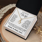 Gifts for Wife Necklace from Husband, Gifts for Wife from Husband, Valentine Gifts for Her Gifts Soulmate Message Card and Necklace Gift Box Gift Box Styles on Birthday, Wedding, Anniversary, Valentine Allruing Necklace