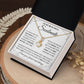 Couples Gifts, To My Beautiful Soulmate Necklace From Husband, Wedding Anniversary For Wife From Husband, Wife Wedding From Husband, To My Wife, Necklace Custom Name Message Card and Gift Box Styles on Birthday, Christmas, Wedding, Anniversary Allruing Ne