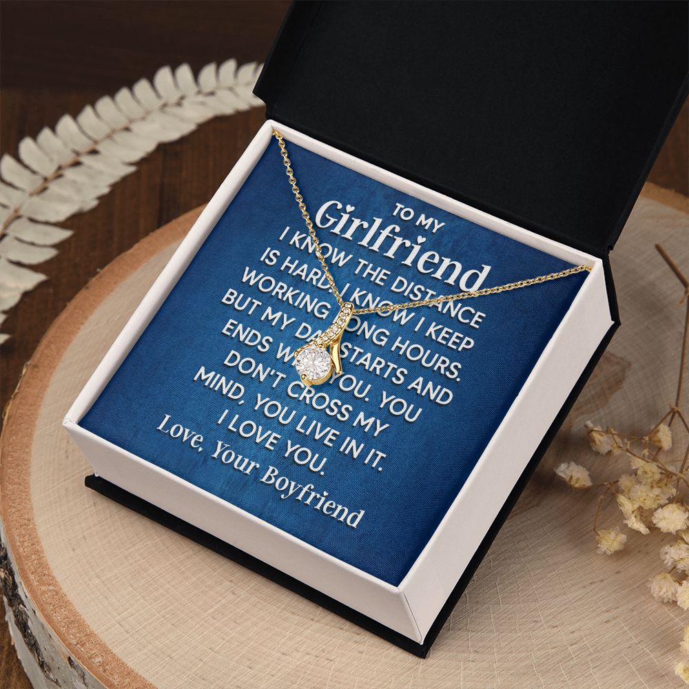 Couples Gifts Soulmate Necklace Gifts From Husband, Wedding Anniversary Jewelry For Wife From Husband, Wife Birthday Gifts From Husband, To My Unbiological Sister Message Card and Gift Box styles On Birthday, Christmas, Anniversary  Allruing Necklace