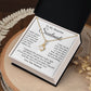 Soulmate Necklace Gift From Husband, Wedding Anniversary Romantic Gifts for Wife from Husband, Soulmate Birthday Gifts Message Card and Necklace Gifts Box Gift Box Styles on Birthday, Wedding, Anniversary, Valentine Allruing Necklace