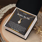 to My Smokin Hot Wife Necklace Future Wife Gifts, Promise Necklace For Her, Fiance Gifts For Her, Valentine Birthday Gifts For Future Wife With Message Card Box LED, Soulmate Necklace For Women, To My Wife Necklace Allruing Necklace