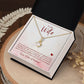 Couples Gifts,My Wife Girlfriend Necklace Gifts From Husband, Wedding Anniversary Jewelry For Wife From Husband, Wife Birthday From Husband, To My Beautiful Wife Girlfriend Message Card and Gift Box styles On Birthday, Christmas, Anniversary  Allruing Nec
