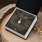 My Beautiful Soulmate Necklace Future Wife Gifts, Promise Necklace For Her, Fiance Gifts For Her, Valentine Gifts For Future Wife With Message Card Box LED, Soulmate Necklace For Women, To My Wife Necklace Allruing Necklace