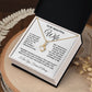 Soulmate Necklace Gifts From Husband, For Soulmate From Husband, Wife Gifts From Husband, Necklaces For Soulmate From Husband To My Wife Necklace Message Card and Necklace Gift Box Gift Box Styles on Birthday, Wedding, Anniversary, Valentine Allruing Neck
