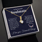 My Beautiful Soulmate Necklace My Last Everything, Promise Necklace For Her, Fiance Gifts For Her, Valentine Gifts For Future Wife With Message Card Box LED, Soulmate Necklace For Women, To My Wife Necklace copy Allruing Necklace