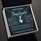 Personalized Valentine Gift For Wife, To My Soulmate Necklace For Women, Soulmate Necklace, To My Wife Necklace From Husband, Necklace Custom Name Message Card and Gift Box Styles on Birthday, Christmas, Wedding, Anniversary Allruing Necklace