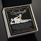 To My Beautiful Soulmate Necklace For Women, Funny Gifts For Girlfriend,Valentine Christmas Presents For Girlfriend, Best Birthday Meaningful Gift Ideas For Wife, Women Romantic Jewelry For Her Wedding Message Card and Gift Box Styles Allruing Necklace
