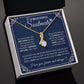 Couples Gifts, To My Beautiful Soulmate Necklace Gifts From Husband, Wedding Anniversary For Wife From Husband, To My Beautiful Wife Necklace, Necklace Custom Name Message Card and Gift Box Styles on Birthday, Christmas, Wedding, Anniversary Allruing Neck