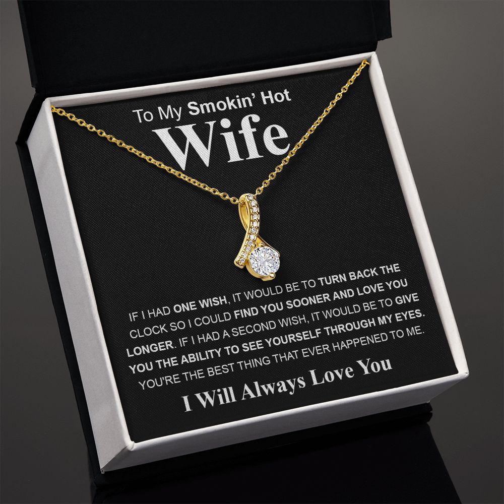 Gifts For Wife Birthday Gifts From Husband Necklace Valentines Day, Necklace for Future Soulmate, Valentine Anniversary Jewelry for Wife Necklace Gifts from Husband - Soulmate Gift Necklace with Message Card and Gift Box Allruing Necklace