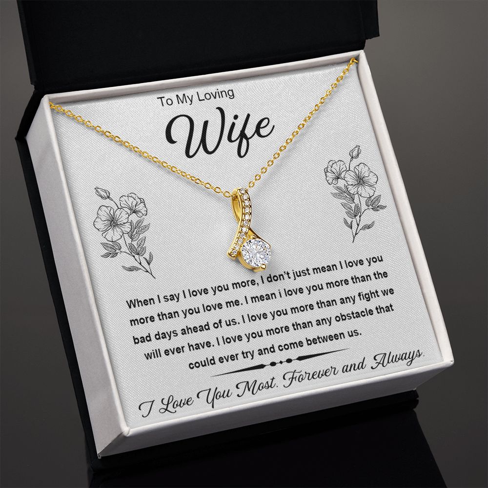 Soulmate Necklace For Women, Soulmate Gifts For Her, Future Wife Necklace, Necklaces Girlfriend, Soulmate Jewelry, To My Wife Necklace, Wife Necklace From Husband, Necklace Message Card and Gift Box Styles on Birthday, Christmas, Valentine Allruing Neckla