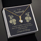 To My Soulmate Necklace for her Jewelry For Her Couples Gifts Necklaces For Soul Mate Christmas Jewelry, Forever & Always, Love Knot Meaningful Necklace Message Card and Gift Box Styles on Birthday, Christmas, Anniversary Allruing Necklace