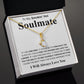 Gifts For Soulmate Birthday Gifts From Husband Necklace Valentines Day, Necklace for Future Soulmate, Wedding Anniversary Jewelry for Wife Necklace Gifts from Husband - Soulmate Gift Necklace with Message Card and Gift Box Allruing Necklace