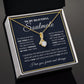 Couples Gifts, To My Beautiful Soulmate Necklace Gifts From Husband, Wedding Anniversary For Wife From Husband, My Beautiful Wife, Necklace Custom Name Message Card and Gift Box Styles on Birthday, Christmas, Wedding, Anniversary Allruing Necklace