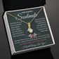 My Beautiful Soulmate Necklace Future Wife Gifts, Promise Necklace For Her, Fiance Gifts For Her, Valentine Gifts For Soulmate With Message Card Box LED, Soulmate Necklace For Women, To My Wife Necklace Allruing Necklace