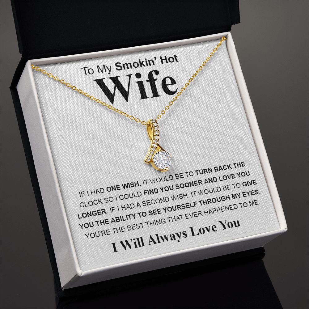 Gifts For Wife Birthday Gifts From Husband Necklace Valentines Day, Necklace for Future Soulmate, Wedding Anniversary Jewelry for Wife Necklace Gifts from Husband - Soulmate Gift Necklace with Message Card and Gift Box Allruing Necklace