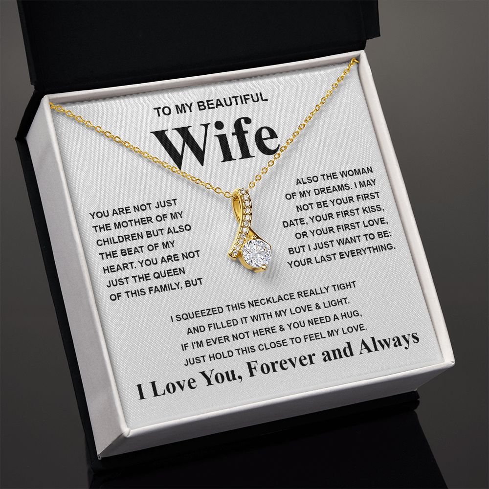 Gifts For Wife Birthday Gifts From Husband Necklace Valentines Days, Necklace for Future Soulmate, Valentine Necklace Jewelry for Wife Necklace Gifts from Husband - Soulmate Gift Necklace with Message Card and Gift Box Allruing Necklace
