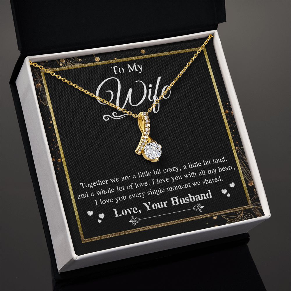 Valentine Gifts To My Soulmate Necklace Gifts for Wife from Husband, Soulmate Anniversary, Gift for Soulmate Necklace Message Card and Necklace Gift Box Gift Box Styles on Birthday, Wedding, Anniversary, Valentine Allruing Necklace