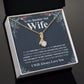 Gifts For Wife Birthday Gifts From Husband Necklace Valentines Day, Necklace for Future Soulmate, Wedding Birthday Jewelry for Wife Necklace Gifts from Husband - Soulmate Gift Necklace with Message Card and Gift Box Allruing Necklace