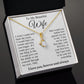 To My Beautiful Soulmate Necklace Gift, Wife Gifts From Husband, Valentine Gifts For Wife From Husband To My Soulmate Necklace Message Card and Necklace Gift Box Gift Box Styles on Birthday, Wedding, Anniversary, Valentine Allruing Necklace