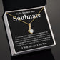 Gifts For Soulmate Birthday Gifts From Husband Necklace Valentines Day, Necklace for Future Soulmate, Valentine Anniversary Jewelry for Wife Necklace Gifts from Husband - Soulmate Gift Necklace with Message Card and Gift Box Allruing Necklace