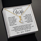 Wife Necklace Gifts From Husband, For Wife From Husband, Wife Valentine Gifts From Husband, Necklaces For Wife From Husband To My Wife Necklace Message Card and Necklace Gift Box Gift Box Styles on Birthday, Wedding, Anniversary, Valentine Allruing Neckla