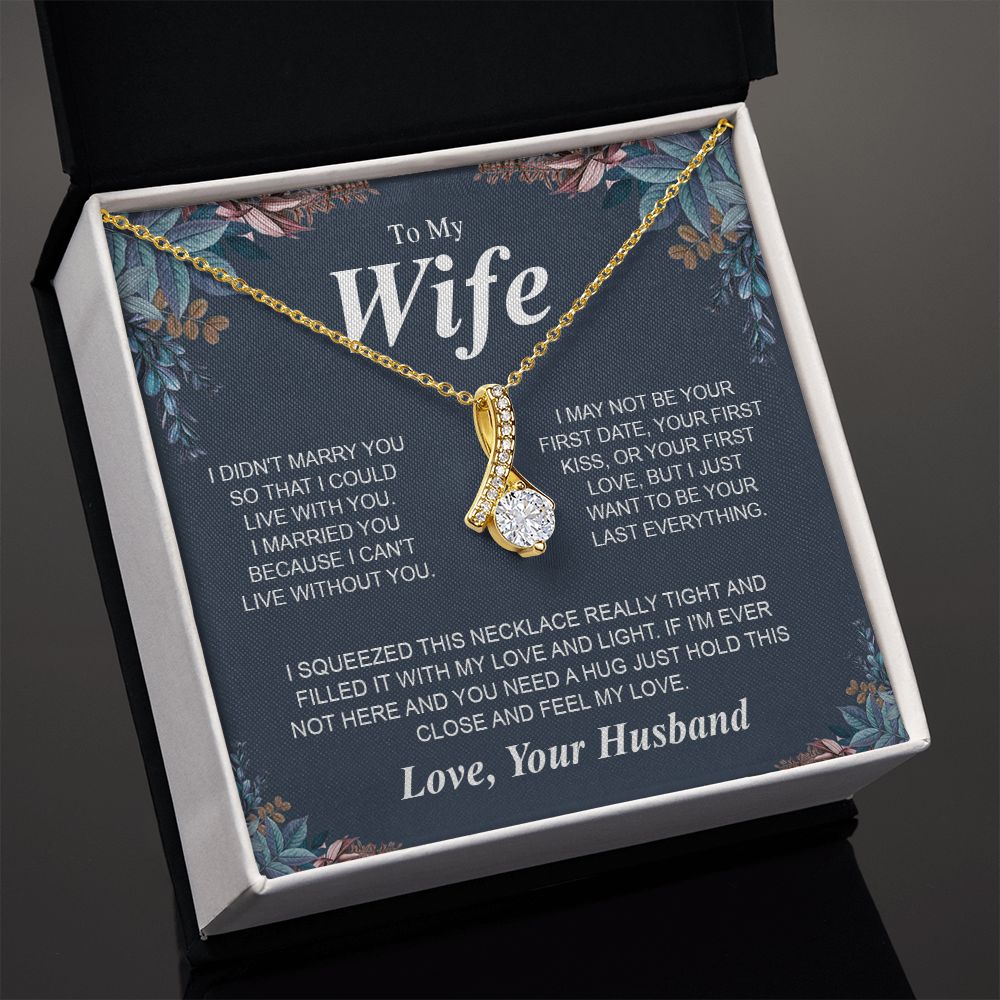 Valentine Gifts To My Soulmate Necklace Gifts for Wife from Husband, Soulmate Anniversary Gifts, Gift for Soulmate Necklace Message Card and Necklace Gift Box Gift Box Styles on Birthday, Wedding, Anniversary, Valentine Allruing Necklace
