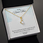 My Bonus Mom Necklace, Dear Mom, Mother's Day Necklace, Gift for Mom from Daughter, Son, Amazing Mom, Perfect Mother Mother's Day Gift, Love Knot Necklace Message Card and Gift Box Styles on Birthday, Christmas, Anniversary  Allruing Necklace