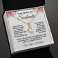 Soulmate Necklace Gifts from Husband, Wedding Anniversary Gifts for Wife from Husband, Wife Valentine Gifts from Husband, To My Wife Necklace Message Card and Necklace Gifts Box Gift Box Styles on Birthday, Wedding, Anniversary, Valentine Allruing Necklac