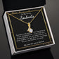 To My Lovely Soulmate Necklace Gift From Husband To My Badass Wife Pendant Jewelry with Message Card and Gift Box. Gift for Wife. Necklace Gift Set for Wife Necklace Gifts Box Gift Box Styles Allruing Necklace