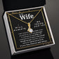 To My Wife Necklace To My Future Wife Necklace Gifts, Promise Necklace For Her, Fiance Gifts For Her, Wedding Necklace Gifts For Soulmate From Husband With Message Card Box LED, Soulmate Necklace For Women, To My Wife Necklace Allruing Necklace
