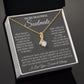 Couples Gifts Necklace To My Soulmate Necklace, Necklace Gifts For Wife From Husband Jewelry Romantic Gifts For My Wife Necklace Message Card and Gift Box Styles on Birthday, Christmas, Wedding, Anniversary, Valentine Allruing Necklace