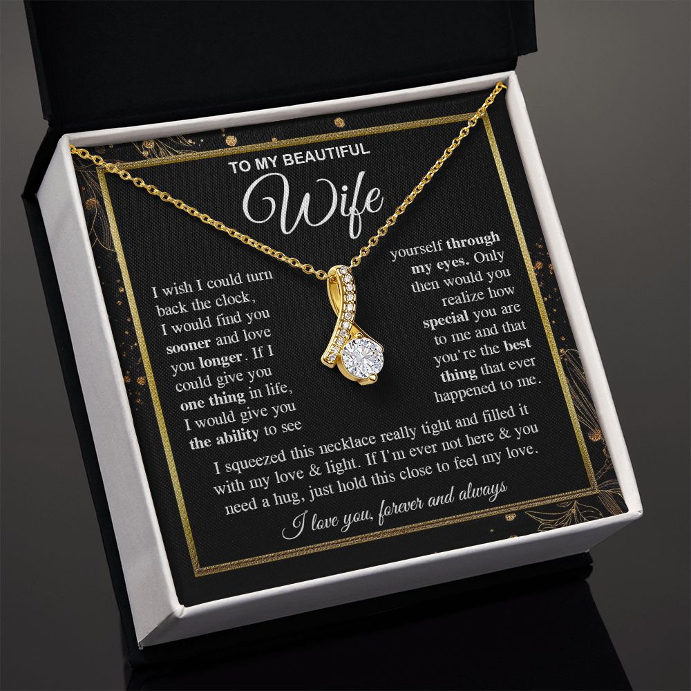 To My Soulmate Necklace Gift for Her, Wife Gifts From Husband, Anniversary Gifts For Wife From Husband To My Soulmate Necklace Message Card and Necklace Gift Box Gift Box Styles on Birthday, Wedding, Anniversary, Valentine Allruing Necklace