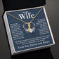 Couples Gifts Necklace To My Soulmate Necklace Birthday Christmas Jewelry Romantic Gift For My Wife Pendant Jewelry with Message Card and Box Necklaces for Women Valentines Day Happy Anniversary Wedding Present Allruing Necklace