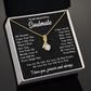 To My Soulmate Necklace Gift for Her, Soulmate Jewelry, Necklaces for Wife from Husband, Anniversary, To My Wife Necklace, Soulmate Gifts, Necklace Message Card and Gift Box Styles on Birthday, Wedding, Anniversary, Valentine Allruing Necklace