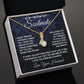 Soulmate Necklace Gifts from Husband, Wedding Gifts for Wife from Husband, Wife Valentine Gifts from Husband, To My Wife Necklace Message Card and Necklace Gifts Box Gift Box Styles on Birthday, Wedding, Anniversary, Valentine Allruing Necklace