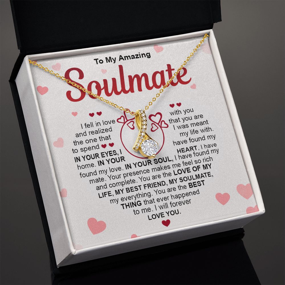 to my soulmate Allruing Necklace