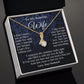 Wife Necklace Gift From Husband, Anniversary Romantic Gifts for Wife from Husband, Wife Valentine Gifts Message Card and Necklace Gifts Box Gift Box Styles on Birthday, Wedding, Anniversary, Valentine Allruing Necklace