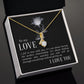 The Love Knot Necklace To My Love Knot Necklace, Happy First anniversary, Unique Gift from Husband, Best Jewelry for Wife, Necklace Message Card and Gift Box Styles on Birthday, Christmas, Anniversary  Allruing Necklace