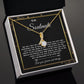 To My Soulmate Necklace, Necklaces For Wife from Husband, Soulmate Necklace to My Beautiful Wife, Necklace For Soulmate with Message Card and Necklace Gift Box Gift Box Styles on Birthday, Christmas, Wedding, Anniversary, Valentine Allruing Necklace