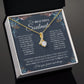 to My Beautiful Soulmate Necklace Future Wife Gifts, Promise Necklace For Her, Fiance Gifts For Her, Anniversary Birthday Gifts For Future Wife With Message Card Box LED, Soulmate Necklace For Women, To My Wife Necklace Allruing Necklace