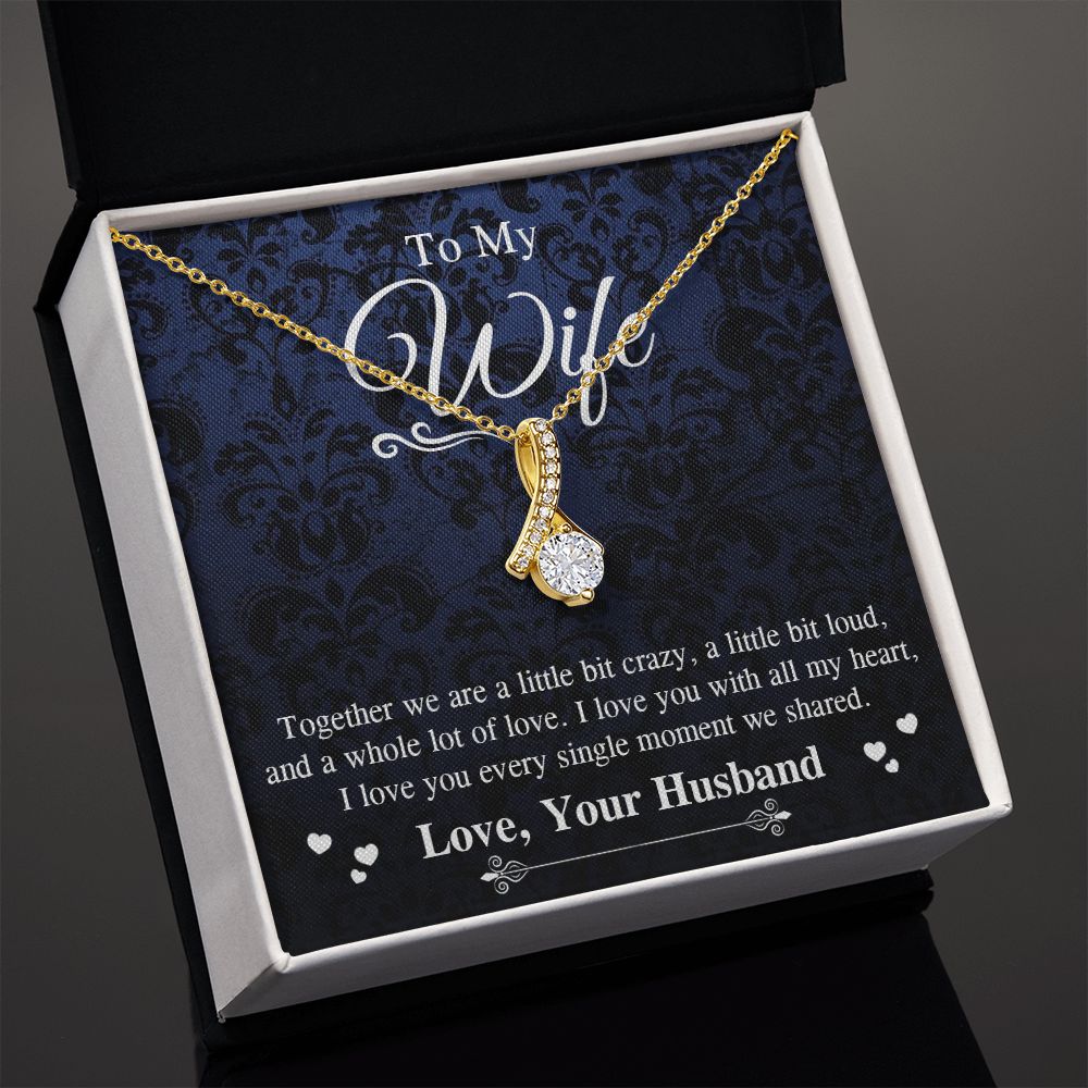 Valentine Gifts To My Soulmate Necklace Gifts for Wife from Husband, Wife Anniversary Gifts, Gift for Soulmate Necklace Message Card and Necklace Gift Box Gift Box Styles on Birthday, Wedding, Anniversary, Valentine Allruing Necklace