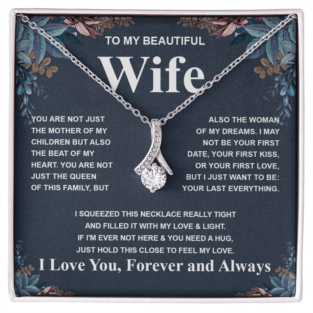 Gifts For Wife Birthday Gifts From Husband Necklace Valentines Days, Necklace for Future Soulmate, Birthday Wedding Jewelry for Wife Necklace Gifts from Husband - Soulmate Gift Necklace with Message Card and Gift Box Allruing Necklace