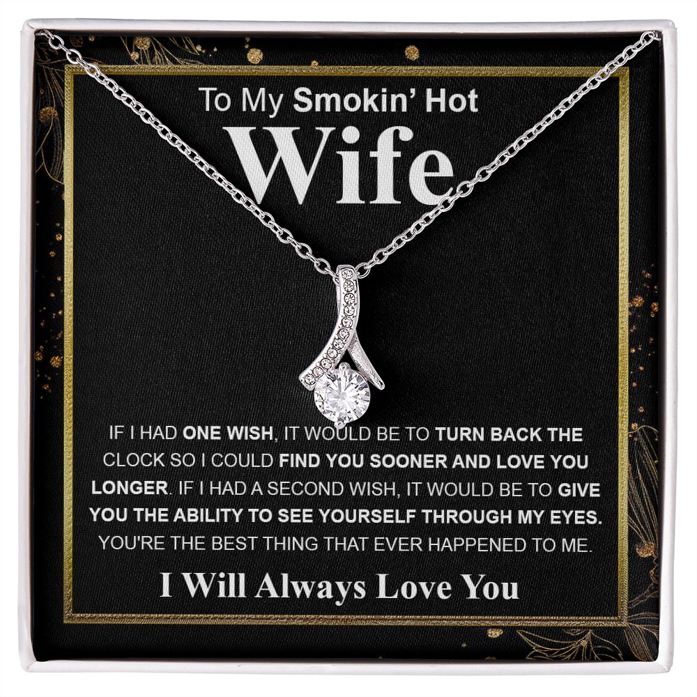 Gifts For Wife Birthday Gifts From Husband Necklace Valentines Day, Necklace for Future Soulmate, Valentine Necklace Jewelry for Wife Necklace Gifts from Husband - Soulmate Gift Necklace with Message Card and Gift Box Allruing Necklace