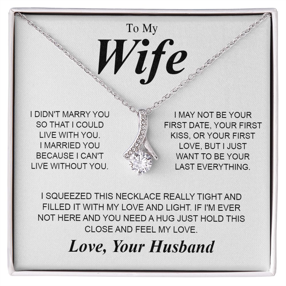 To My Beautiful Soulmate Necklace Gifts for Wife from Husband, Soulmate Valentine Gifts, Gift for Soulmate Necklace Message Card and Necklace Gift Box Gift Box Styles on Birthday, Wedding, Anniversary, Valentine Allruing Necklace