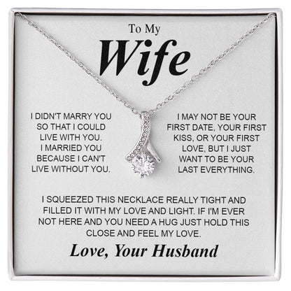 To My Beautiful Soulmate Necklace Gifts for Wife from Husband, Soulmate Valentine Gifts, Gift for Soulmate Necklace Message Card and Necklace Gift Box Gift Box Styles on Birthday, Wedding, Anniversary, Valentine Allruing Necklace