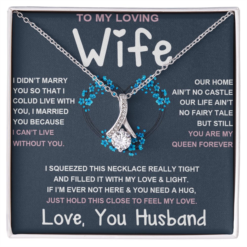 Soulmate Necklace For Women, To My Future Wife, Soulmate Gifts For Her, Future Wife Necklace, Necklaces For Girlfriend, To My Wife Necklace, Wife Necklace From Husband Necklace Message Card and Gift Box Styles on Birthday, Christmas, Valentine Allruing Ne