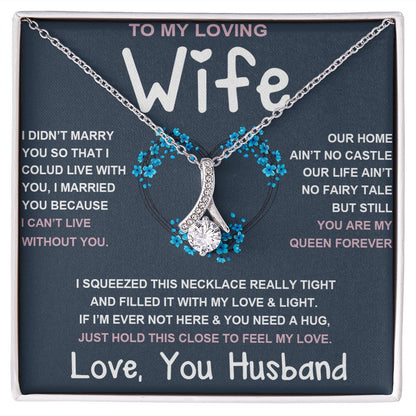 Soulmate Necklace For Women, To My Future Wife, Soulmate Gifts For Her, Future Wife Necklace, Necklaces For Girlfriend, To My Wife Necklace, Wife Necklace From Husband Necklace Message Card and Gift Box Styles on Birthday, Christmas, Valentine Allruing Ne
