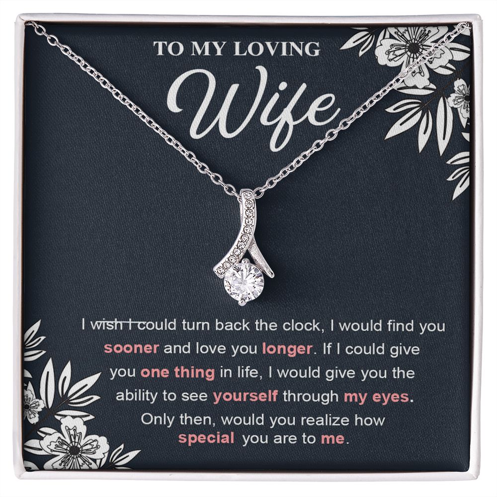 Soulmate Necklace For Women, To My Future Soulmate, Soulmate Gifts For Her, Future Wife Necklace, Necklaces For Girlfriend, To My Wife Necklace, Wife Necklace From Husband Necklace Message Card and Gift Box Styles on Birthday, Christmas, Valentine Allruin