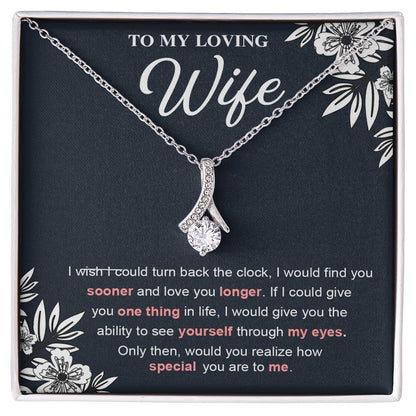 Soulmate Necklace For Women, To My Future Soulmate, Soulmate Gifts For Her, Future Wife Necklace, Necklaces For Girlfriend, To My Wife Necklace, Wife Necklace From Husband Necklace Message Card and Gift Box Styles on Birthday, Christmas, Valentine Allruin